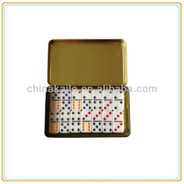 Domino set With Iron box /Tin box